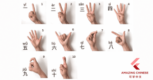 Đếm số bằng tiếng Trung bằng tay